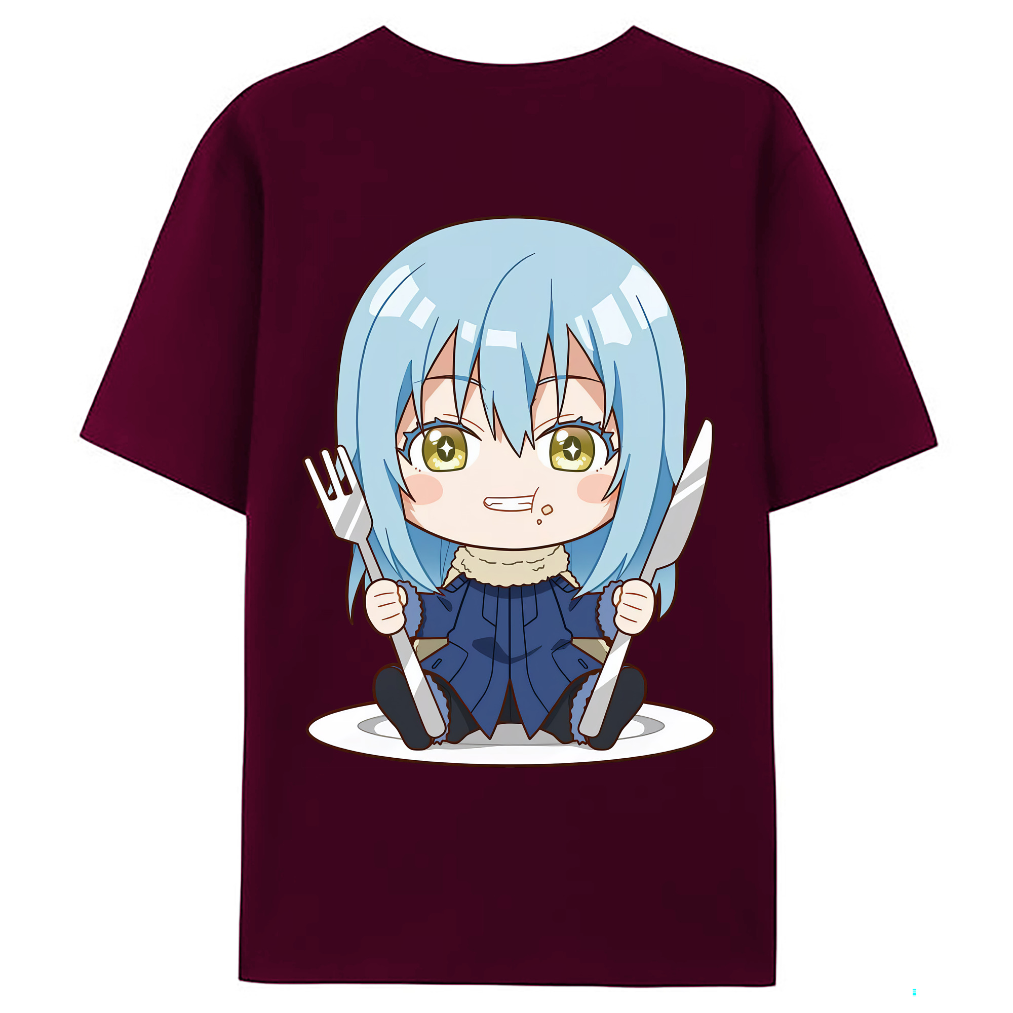 （画像用） 転スラ Regarding Reincarnated to Slime レディース半袖Tシャツ(バックプリント)